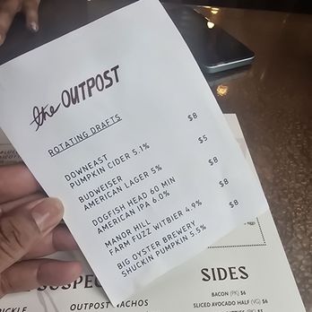The Outpost American Tavern - Rotating Drafts - Bars Near Me - Baltimore, Maryland