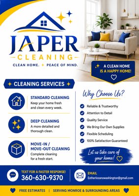 Japer Cleaning on Yelp