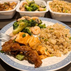 Dai Yee's Asian Kitchen - Shrimp Broccoli, Beef Tofu (hot), Egg Fried Rice