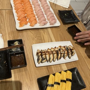 Eat's Ayce Sushi - Salmon, yellow tail, scallops, unagi, sweet egg - Japanese Near Me - Alhambra, California Eat's Ayce Sushi - Salmon, yellow tail, scallops, unagi, sweet egg - Japanese Near Me - Alhambra, California