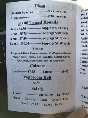 Menu photo 1 Center Pizza 1499 Monaca, PA