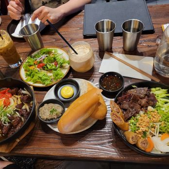 HEM Kitchen And Bar - Bò Né - 5/5 so good.  Bún Thìt Nướng - 3.5/5 average. - Vietnamese Near Me - Houston, Texas