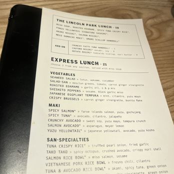 Sushi-San Lincoln Park - Menu - Bars Near Me - Chicago, Illinois