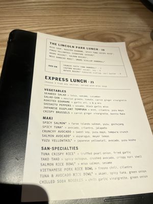 Menu photo 4 Sushi-San Lincoln Park Chicago, IL