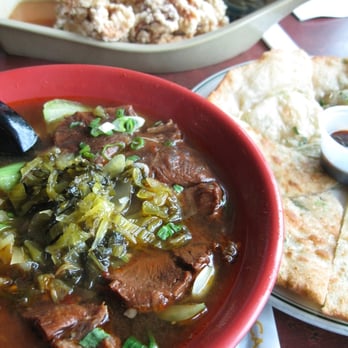 CoCo's Cafe - stewed beef noodle soup, fried squid, half order scallion pancakes - Taiwanese Near Me - Austin, Texas