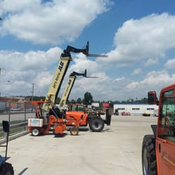 Art's Rental Equipment - Lifts on the lot