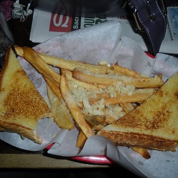 Old Tavern Bar & Grill - Grilled cheese and garlic fries. - Dive Bars Near Me - Sacramento, California Old Tavern Bar & Grill - Grilled cheese and garlic fries. - Dive Bars Near Me - Sacramento, California