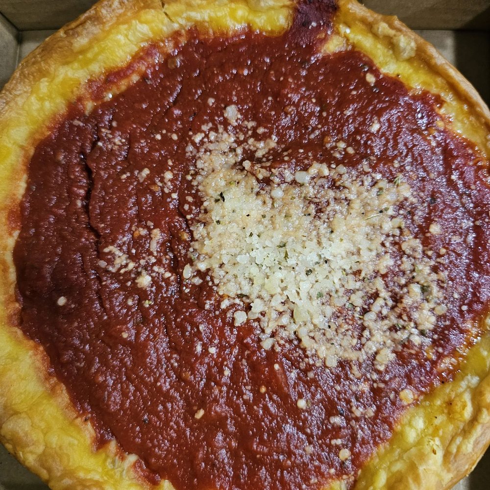 Gino’s East - 7 " cheese pizza. - Pizza Near Me - Sherman Oaks, California Gino’s East - 7 " cheese pizza. - Pizza Near Me - Sherman Oaks, California