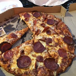Triple play hardly any toppings!! Triple play hardly any toppings!!