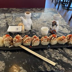 Tako Sushi & Ramen - Fuji San roll. Huge!
