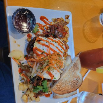 Dime Store - Duck bop hash and fresh bread and tasty jam - Breakfast & Brunch Near Me - Detroit, Michigan Dime Store - Duck bop hash and fresh bread and tasty jam - Breakfast & Brunch Near Me - Detroit, Michigan