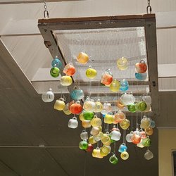 Olde World Bakery and Cafe - Cool "cup-o-lier"
