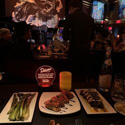 Vibrato Grill Jazz - Asparagus, Filet Mignon Skewers, bruschetta