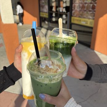 Ceré Tea - Matcha einspanner, mango tornado, banana matcha latte - Bubble Tea Near Me - Milpitas, California