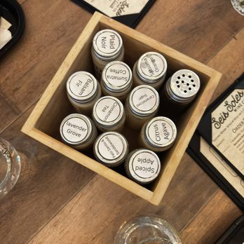 Wine & Wax - Different scents for your candle. We were able to choose up to 3 - Candle Stores Near Me - Orange, California Wine & Wax - Different scents for your candle. We were able to choose up to 3 - Candle Stores Near Me - Orange, California