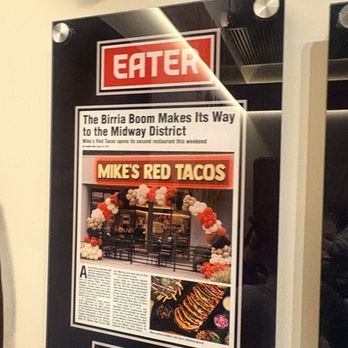 Mike's Red Tacos  - Awards/Honorable mentions - Mexican Near Me - San Diego, California