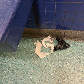 Greyhound Bus Lines - Women's bathroom - Transportation Near Me - Memphis, Tennessee