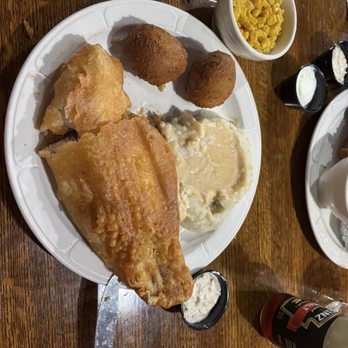 Red Rooster - Catfish! Look at that piece!!! - Chicken Shop Near Me - Ceresco, Nebraska