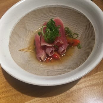 Kyu - Tuna tataki with fire roasted peppers - Asian Fusion Near Me - Miami, Florida