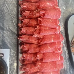 Sliced beef Sliced beef