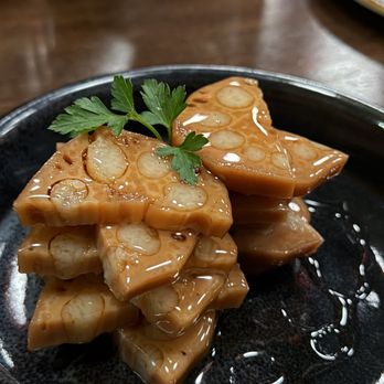 The Sparrow - Lotus Roots Stuffed with Glutinous Rice - Chinese Near Me - Atlanta, Georgia The Sparrow - Lotus Roots Stuffed with Glutinous Rice - Chinese Near Me - Atlanta, Georgia