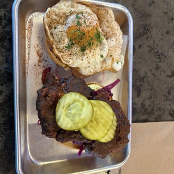Cullum's Attagirl - Nashville, hot chicken sandwich. Hot means hot so good. - Chicken Wings Near Me - San Antonio, Texas Cullum's Attagirl - Nashville, hot chicken sandwich. Hot means hot so good. - Chicken Wings Near Me - San Antonio, Texas