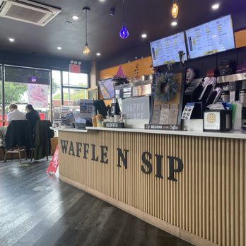 Waffle N Sip - Inside - Waffles Near Me - Queens, New York Waffle N Sip - Inside - Waffles Near Me - Queens, New York