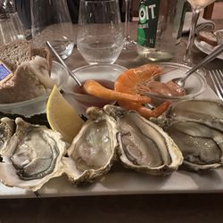 La Forêt - Des huîtres - j'ai choisi cette entrée pour le menu Forêt