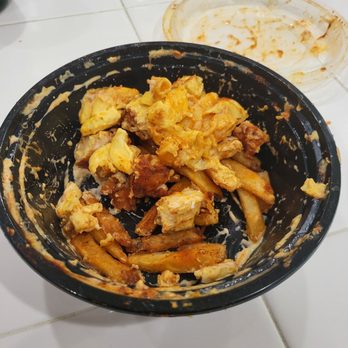 Angry Chickz - I think they are called angry fries. Pic was taken more then halfway through the dish - Chicken Shop Near Me - Temecula, California