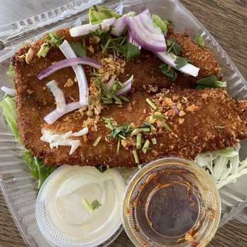 New Thai Bistro - Chili Fish (Pla Rad Prik) - Thai Near Me - Pleasanton, California