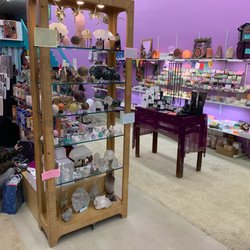 Wonderful collection and a half gemstones, jewelry, and candles
