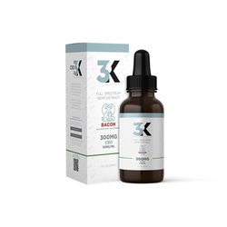 CBD3K - 300mg Full Spectrum CBD Oil for Pets - Bacon