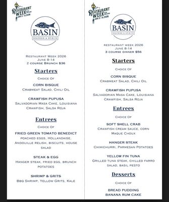 Menu photo 1 Basin Seafood & Spirits New Orleans, LA