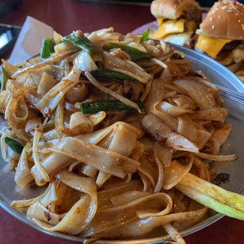 Chu's Eatery - a plate of noodles and burgers - Chinese Near Me - Portland, Oregon Chu's Eatery - a plate of noodles and burgers - Chinese Near Me - Portland, Oregon
