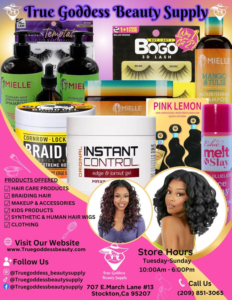True Goddess Beauty Supply Logo