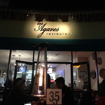 Los Agaves - Out front in the evening. - Bars Near Me - Goleta, California