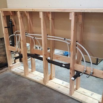 T.E.Z. Plumbing - Added water and drain lines in new wall for a salon in town. - Plumbing Near Me