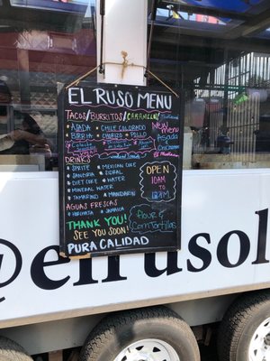 Menu photo 7 El Ruso Los Angeles, CA