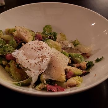 Table 128 - Brussels Sprout Salad - New American Near Me - Des Moines, Iowa Table 128 - Brussels Sprout Salad - New American Near Me - Des Moines, Iowa