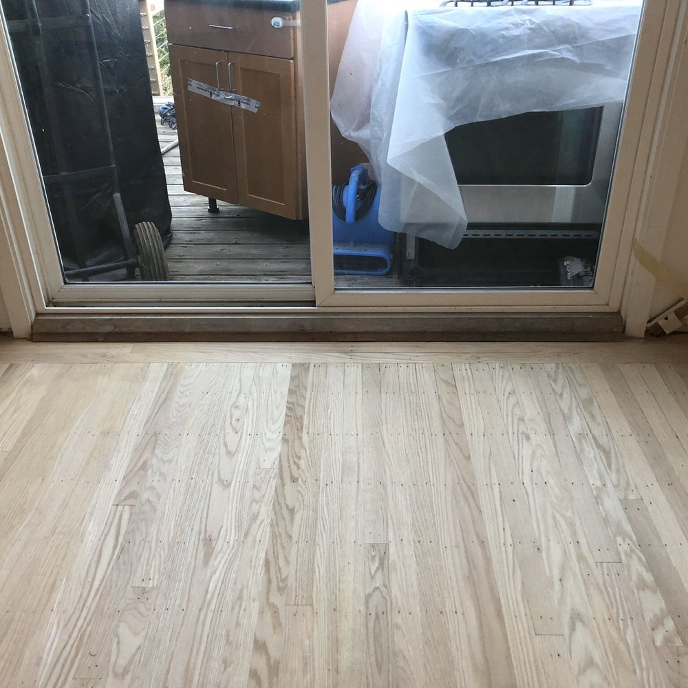 Hardwood floor sanding