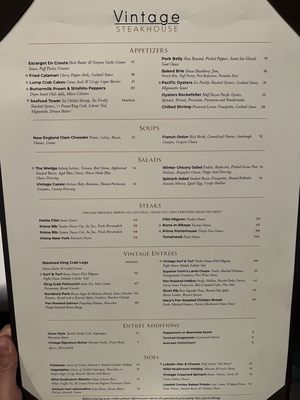 Menu photo 6 Vintage Steakhouse Coarsegold, CA Menu photo 6 Vintage Steakhouse Coarsegold, CA
