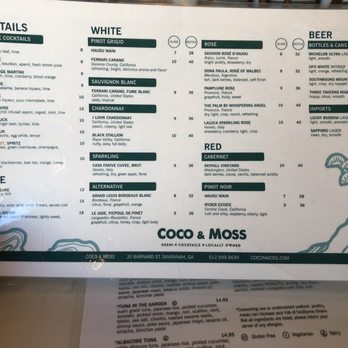 Coco & Moss - Cocktail Bars Near Me - Savannah, Georgia Coco & Moss - Cocktail Bars Near Me - Savannah, Georgia