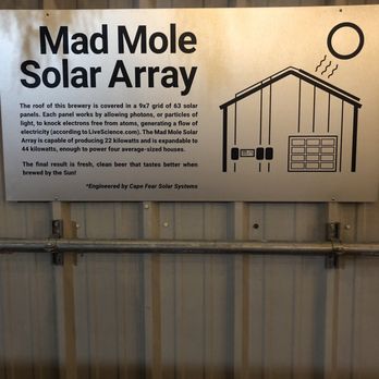 Mad Mole Brewing - Solar microbrewery! - Breweries Near Me - Wilmington, North Carolina