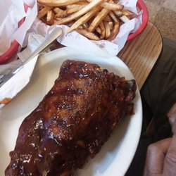 MAHD House Bar & Grill - Babyback ribs, served with scrumptious french fries and their delicious coleslaw!