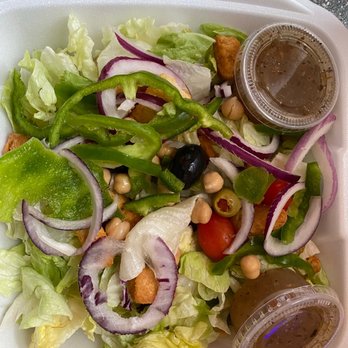Falsetti's Villa Restaurant - Dinner salad. Huge! Bacon dressing - Italian Near Me - Kittanning, Pennsylvania Falsetti's Villa Restaurant - Dinner salad. Huge! Bacon dressing - Italian Near Me - Kittanning, Pennsylvania