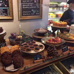 Dessert offerings up front