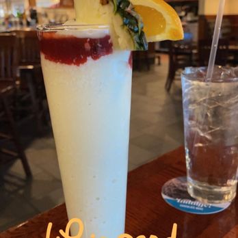 Red Lobster - Sunset Passion Colada with a side of pineapple and orange - Seafood Near Me - Maumee, Ohio