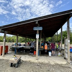 Crater Of Diamonds State Park - The North Wash Pavilion for separating and sorting your diamonds.