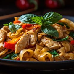 Elephant Thai Restaurant - E05. Drunken Noodle