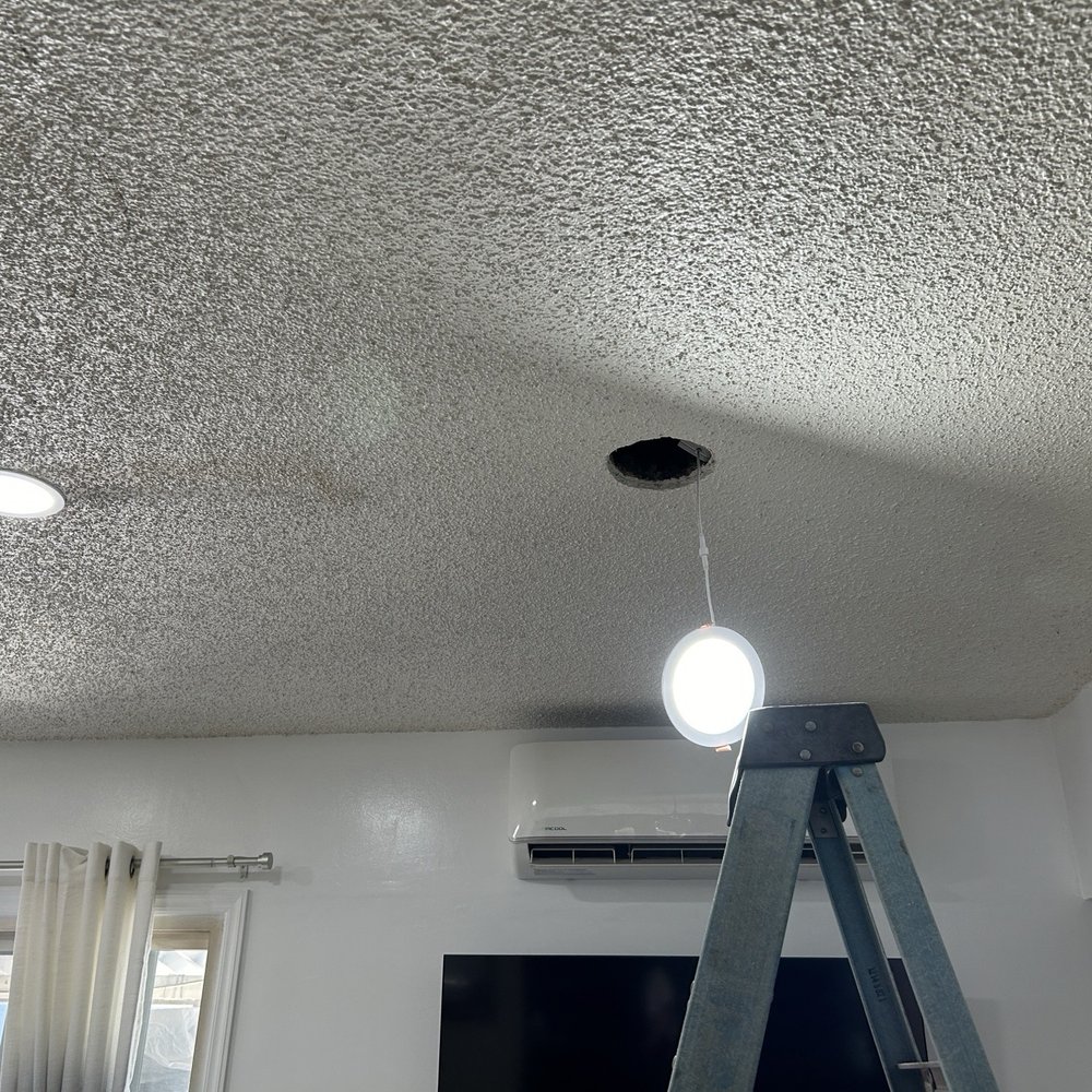 Dining room lights installation Dining room lights installation